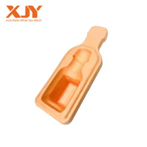 XJY 전자 습식 압착 펄프 성형 전기 이어폰 충전기 포장지 내부 분해성 방수 트레이