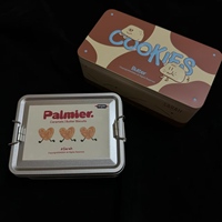 Boîte en fer blanc à double boucle, écologique, recyclable, pour bonbons traditionnels et gâteaux à l'ananas, conteneur métallique de qualité alimentaire, vente en gros