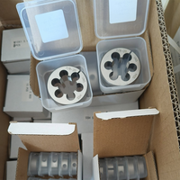 Matrices rondes DIN223 9SiCr M1-M52 pour outils de filetage extérieur, droite