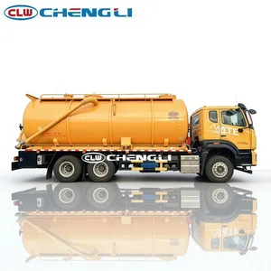 Camión de Succión de Aguas Residuales de 24000 Litros, HOWO 6X4 de Servicio Pesado, Tanque de Vacío de 12m3, Camión de Limpieza de Alcantarillado en Venta - Product Image 4