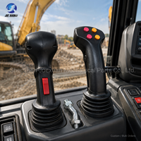 Manette de commande électrique multifonction à 5 boutons Juexuan, garantie 1 an, pour les machines forestières, les harvesteuses et les excavatrices