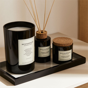 AIKUN Best Seller – Coffret de bougies d'aromathérapie élégant en rotin avec diffuseur à bâtonnets personnalisé pour une ambiance douillette dans la chambre - Product Image 1