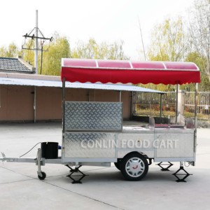 Carrito de Venta Ambulante para la Calle, Carrito de Tacos al Aire Libre con Parrilla - Product Image 4