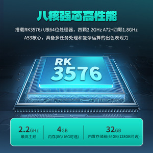RK3576 Industrial <b>Motherboard</b> 4+32G 8-Core AI IOT Development Board Multi-Screen Display 5G Network Automation - Product Image 5
