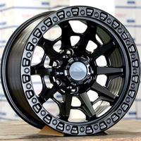 Jantes en alliage d'aluminium MOJIO tout-terrain 16 20 pouces 6061 forgées pour camionnettes, SUV, véhicules utilitaires lourds, légères, 4x4, jantes de voiture