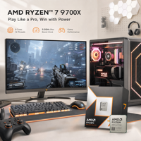 Prosesor 9700X 8C 16T 32MB L3 Cache dengan Grafis Terbuka (Unlocked) dalam Kemasan AM5 DDR5 OEM, Pasokan Massal untuk Toko Pembuat PC, Tersedia