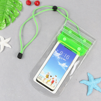 Étui étanche pour téléphone en PVC transparent avec écran tactile, modèle universel, étui pour sports nautiques, sac étanche pour téléphone portable