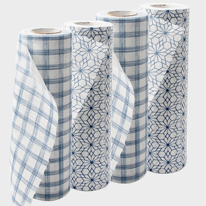 Tissu non tissé réutilisable écologique en rouleaux pour plats de <span class=keywords><strong>cuisine</strong></span> Rouleaux de serviettes en polyester super absorbant - Product Image 1