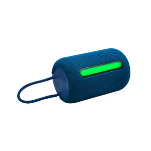 Subwoofer 800mah nirkabel luar ruangan, Speaker gigi biru aktif RGB luar ruangan mendukung putar USB