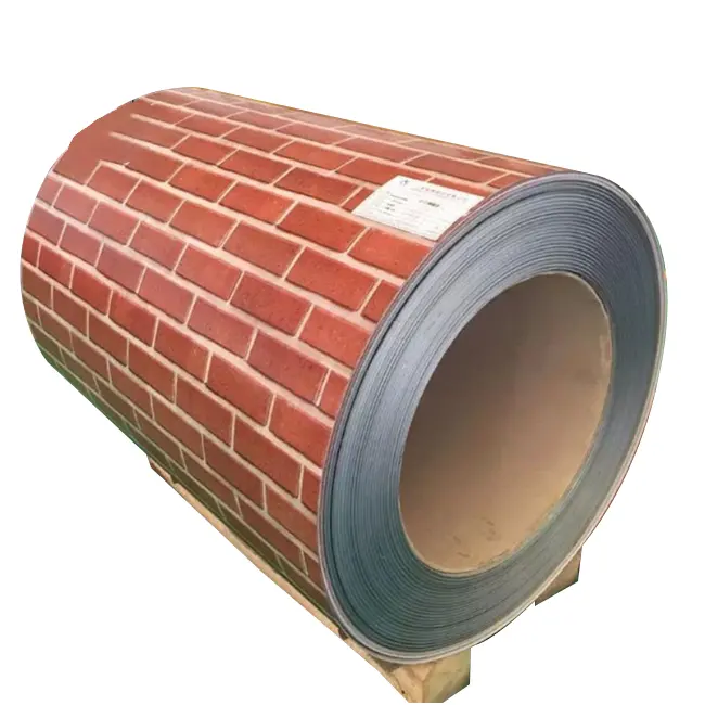 brick pattern prepainted galvanized steel sheet coil for thailand