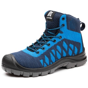 Migliori stivali da lavoro di sicurezza per costruzione da Cowboy con Zip indistruttibili <span class=keywords><strong>Nubuk</strong></span> punta in acciaio a metà polpaccio scarpe invernali da uomo - Product Image 2