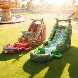 Tobogán Acuático Inflable para Niños, Tobogán Acuático Inflable Comercial <span class=keywords><strong>con</strong></span> Resbaladilla para Jugar en el Agua - Product Image 1