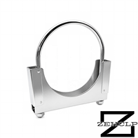 Collier de serrage en U pour échappement en acier inoxydable 304, écrou hexagonal robuste universel pour raccord de silencieux de 2,25 pouces, OEM