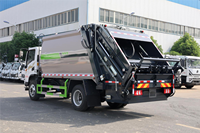 Camion compacteur de déchets Shacman 9m³ 4x2 pour la collecte des ordures municipales en Afrique