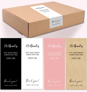 15*6 ס "מ אריזה תווית הדפסה מותאמת אישית רצועת איטום מדבקות - Product Image 3