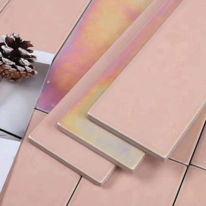 Carreaux de céramique de surface brillante de la <span class=keywords><strong>série</strong></span> arc-en-ciel de Nishang 65x265mm pour les lieux commerciaux, la chambre, etc. Décoration murale intérieure - Product Image 2