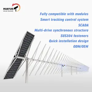 73kw HYP-2-120PV-210-IR-M-4SD unidade solar rastreador slew conduz energia solar rastreador sol rastreador