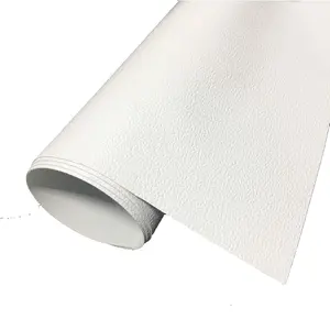 Glue-backed Embossed Wallpaper Roll Can Be Printed Eco Solvent Ink Cold Lamination TV Background Wall