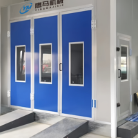 Cabina de Pintura Automotriz de Modelo Global Semi Down Draft con Horno de Secado para Taller de Carrocería, Certificación CE