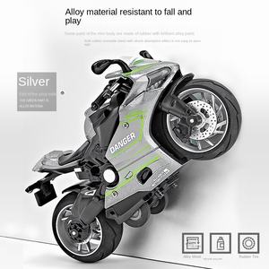 1:12 <span class=keywords><strong>Ducati</strong></span> Racing Diecast MODELO DE Juguete plástico y adornos de Metal ligero con sonido y aleación de luz simulación de motocicleta trasera - Product Image 3