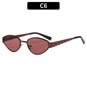 यूरोपीय अमेरिकी फैशन नए हाई-एंड Uv400 अंडाकार धूप चश्मा मॉडल 5008 इंटरनेट लोकप्रिय ट्रेंडी स्ट्रीट शूटिंग पूर्ण फ्रेम - Product Image 6