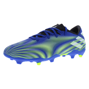 Chaussures Adidas Nemeziz .2 Terrain Ferme pour Hommes Couleur : Bleu Royal/Blanc Chaussure/Jaune Solaire 100% Authentique - Product Image 1