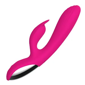 Couple Love 10 Speed Plug-in Rotating G-Spot Rabbit Vibrator Double Vibration Portable Concrete Poker Vibrato