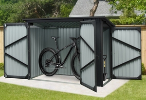 Cobertizos de <span class=keywords><strong>bicicletas</strong></span> de metal de acero galvanizado Almacenamiento al aire libre - Product Image 6