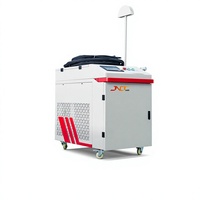 Nouvelle machine de nettoyage au laser à fibre 2000W pour l'élimination de la rouille et de la peinture des roues de train, équipement industriel de détartrage métallique haute efficacité