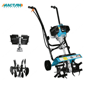 Mini Gasoline Garden Machinery Equipment 2 Stroke 52cc Tiller <b>Cultivator</b> - Product Image 1