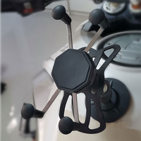 Ventouse adhésive réglable plaque ronde 1 ''adaptateur tête sphérique support de téléphone tableau de bord de voiture pour gopro supports d'autocollants pour Ram