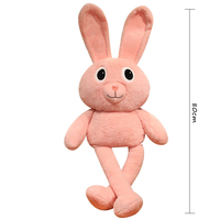 Vente en gros quantité minimale de commande 1 pièce poupée animaux en peluche douce ODM/OEM lapin en peluche jouets pour cadeaux