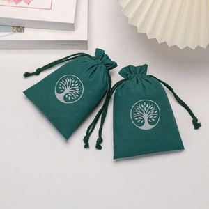 Hot Sales Organic Cotton Bag Custom Plain Gift Wrapping <b>Drawstring</b> <b>Pouch</b> Bag - Product Image 3