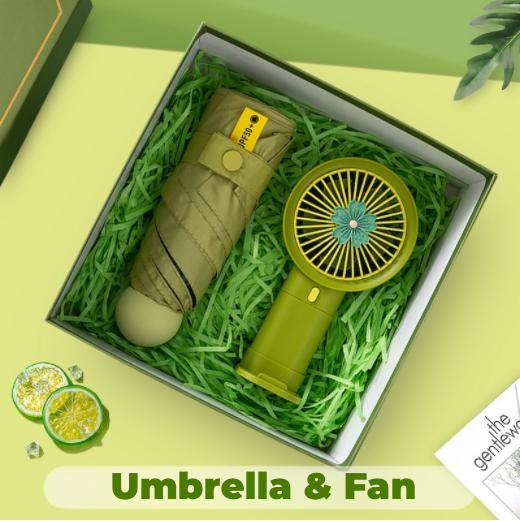 Green-Umbrella&fan