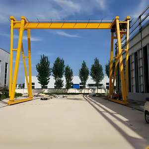 تصميم مؤهل خفيف واجب 2 طن 6 طن 10 طن 16 طن رافعة جسرية عارضة واحدة الأوروبي مع رافعة - Product Image 1