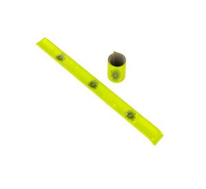 光と切り替えプッシュボタン付き反射バンド、任意のロゴを印刷でき、任意のサイズの反射PVCを行うことができます - Product Image 1