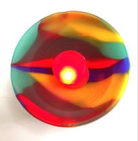 Nouveauté Jouets Fidget Hip Hop Pops Silicone Anti-Stress Balle Rebondissante Bol Toupie Arc-en-ciel pour Enfants