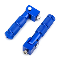 Accessoires de Moto Pédales Arrière Universelles 8mm CNC en Alliage d'Aluminium pour Moto Repose-Pieds Pliants Repose-Pieds