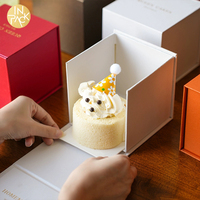 EN PACK personnalisé feuille d'or estampage à chaud biodégradable boîte pliante prix raisonnable rigide gâteau biscuit beignet boîte emballage avec Logo
