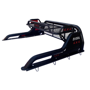 Barra Antivuelco Deportiva Universal OEM de Acero al Manganeso con Recubrimiento de Polvo Negro para Camionetas - Product Image 1