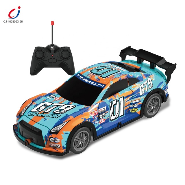 Chengji Toys 1:22 Scale 4 Channel Cool Light Rc High Speed Racing Car Simulation Remote Control for Kids