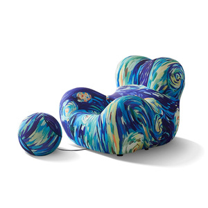 Divano a compressione a braccio singolo moderno con sacchetto sottovuoto senza cornice pigro in spugna monopezzo per il Comfort della mamma - Product Image 4