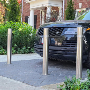 Bolardo de Seguridad para Estacionamiento, Poste Telescópico, Barrera Extraíble, Bolardo Retráctil Manual - Product Image 2