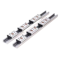 Guide linéaire à double axe intégré en argent 38mm SGR15N Roller Slide 1 Set: 1 SGB15N Block et 1 SGR15N Guide Cnc Woodworking