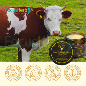 FocusHerb Baume de suif de bœuf nourri à l'herbe au miel de Manuka et à la cire d'abeille Crème de suif de bœuf halal - Product Image 5