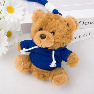 Oso de Peluche Famoso en Internet con Sudadera, Tamaño Pequeño, Material de Poliéster, Colgante para Mochila y Muñeco Lanzable - Product Image 2