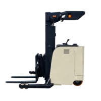 Chariot élévateur à ciseaux intelligent avec système de sécurité anti-collision, chariot élévateur de entrepôt entièrement électrique automatisé