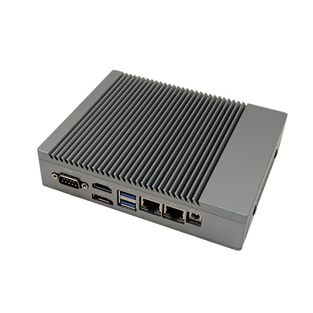 EIkhart Lake J6412 Tripple Display 2 GbE LAN COM RS232 485 Fanless Computer Mini PC
