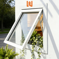 Fenêtre à battant en PVC à rupture de pont thermique pour maison, modèle américain, avec vitrage UPVC