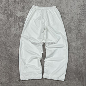 QIANSHI Gym Gym Blank Streetwear pantaloni larghi pantaloni della tuta larghi pantaloni della tuta da <span class=keywords><strong>uomo</strong></span> <span class=keywords><strong>a</strong></span> <span class=keywords><strong>righe</strong></span> pantaloni di Nylon personalizzati - Product Image 2